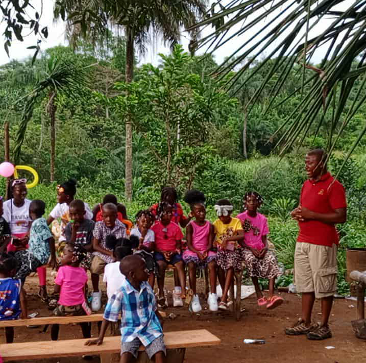 Children at Karing Place Empowerment, Lloydville, Liberia